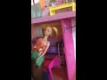 Barbie dream house Nayeli plays with family