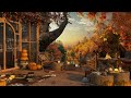 Cozy Autumn Coffee Shop with Smooth Jazz Music to Relax/Study/Work to