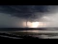 Waterspout Forming in Tampa Bay between the Gandy and Howard Franklin Bridges