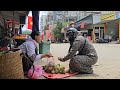 Beautiful love: kind man and single mother - haircut for poor children to go to school - anh hmong