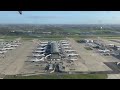 British Airways take off from London Heathrow International Airport in 4K.