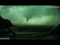 Wild Storm Chasing - Close Range Tornado Obliterates Farm [4K]