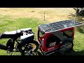 Solar Ebike and Camper: Recharge While You Ride and Camp!