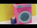 DIY Mini Washing Machine from waste boxes || How to make miniature washing machine from waste box