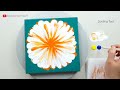 (583) Divided background for painting flowers with a spoon | Acrylic for beginner | Designer Gemma77