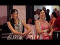 Beautiful Sangeet Dance Performance by the Bride and her Sister - Indian Wedding 4K