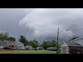 Rotating Wall Cloud Time Lapse