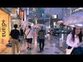 【4k hdr】 3 hours Heavy Rain Night Walk in Shibuya (渋谷) Tokyo japan |  Relaxing  natural Rain sounds