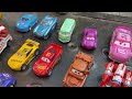 Looking for Disney Pixar Cars On the Rocky Road : Lightning Mcqueen, Chick Hicks, King, Francesco