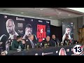 TYSON FURY READY TO SMASH USYK |  FURY VS  USYK PRESS CONFERENCE IN MORECAMBE BEFORE SAUDI