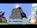 Pekora lost confidence after watching ID buildings【Minecraft/Hololive Clip/EngSub】