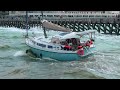 BOATS CAUGHT IN DANGEROUS WAVES AT CAPBRETON INLET | BOAT ZONE