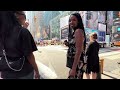 NEW YORK CITY 4K - Summer Walk Tour Manhattan Bryant Park, 42th Avenue ,Times Square,7th Avenue ,NYC