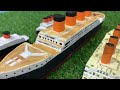 Titanic, Britannic, Lusitania, Carpathia, RMS Queen Mary Models | Sinking Video