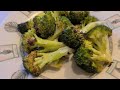 Simple Roasted Broccoli! 4 Ingredients.