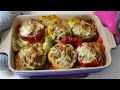 How to Make Stuffed Bell Peppers with Beef & Rice | Easy Classic Recipe
