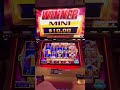The weirdest slot machine bonus you will ever see. It’s mind blowing lol. 20 times I hit for 10 $.