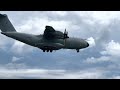 Spotting with a phone- Royal Air Force A400M lands at Dulles International Airport