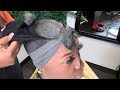 Pin Curl Pin Up Ponytail with layered Quickweave Side bang | Look & Learn How to achieve this look