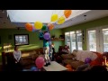 Leahs 12th birthday balloon surprise!