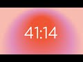 Red Aura Pomodoro Technique 60 Minute Timer with 10 Minute Breaks | Study and Focus timer