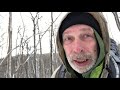 Overnight winter backpacking trip (3-day trip cut short).