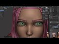 Blender 3D Character Creation (Timelapse) - Sculpting Zero Two