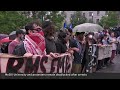 Pro-Palestinian demonstrators remain at McGill University after 15 arrests