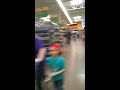 Mass panic at Walmart