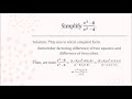 Finale   Rational Algebraic Expressions