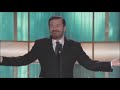 All of Ricky Gervais Golden Globe Roast Compilation 2010 - 2020