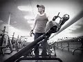 65 year old veteran army paratrooper, military press, hammer curls, weighted inclines.