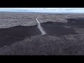 Large Lava Flow Today Took Out The Blue Lagoon Road Again - New Drone Footage