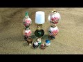 MINI LAMPS from BEADS for your DOLLHOUSE(non-working)