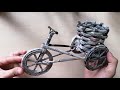 DIY Newspaper Cycle - Best out of waste craft idea | Recycle time - School Project