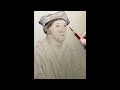 How to draw man portrait (copy the artwork of Hans Holbein the Younger)