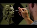 Sculpting A Female Portrait In Clay