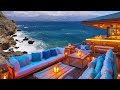 Morning Jazz Delight 🍹- Relaxing Jazz For Morning Happy and Peace | Seaside Smooth Jazz Calm