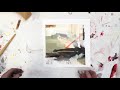 Abstract Painting Demo - Working with Ink and Mixed Media