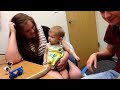 Cochlear implants- Genevieve hearing her parents for the first time 9-24-13