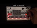 Trap Beat on the Korg Volca Sample [Factory Samples + Song Mode]