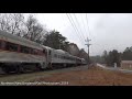 Hobo Railroad Equipment Move with New Haven Budd RDC 41 in Tow 10-29-19