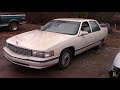 Scrapped?! 1995 Cadillac Sedan DeVille RUNS!