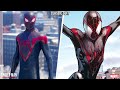 All Suits in Spider-Man Remastered & Miles Morales PS5 w/All DLC (Side by Side)