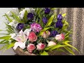Beautiful Bouquet of Flowers - Flower Bouquet - Cascade of Flowers #youtuber  #youtubevideo