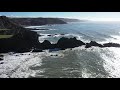 Hartland Quay / Devon / England / drone