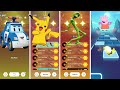 Robocar vs Pikachu vs Alien Dance vs Pig Peppa   New Tiles Hop EDM Rush