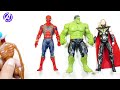 Merakit Mainan Sirenhead Vs Hulk Smash Vs Spider-Man Vs Thanos Vs Thor