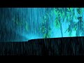 Fall Asleep Instantly with Sound Rain, Downpour & Thunder in The Night - Sleep Well in 3 Minutes
