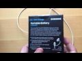 Unboxing of the Samsung 5100mAh Fast Charge Portable Cell Phone Battery